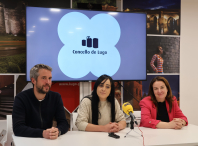 Rubén Arroxo y Cristina López presentaron el taller de pelucas oncológicas que tendrá lugar este sábado en o Vello Cárcere