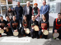 Cantareira completa o paseo das Palabras do Ano cun acto de inauguración que contou coa presencia de Víctor Freixanes