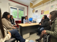 Iria Buide visita la escuela Fingoi 2