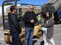 La Tenencia de Alcaldía continúa con las mejoras en la Avenida de Madrid con una nueva actuación de mejora del firme