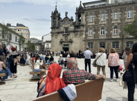 O centro de Lugo énchese de música e baile tradicional dentro da programación das Letras Galegas da Tenencia de Alcaldía
