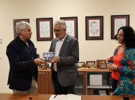 Miguel Fernández realiza su primera visita institucional al Club Fluvial como alcalde de Lugo Miguel Fernández realiza su primera visita institucional al Club Fluvial como alcalde de Lugo