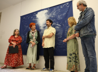 Maite Ferreiro inaugura en el Vello Cárcere la exposición ‘Galaica’ de Diego Beyró