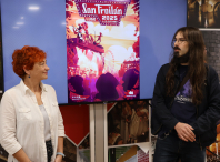 Maite Ferreiro e Iván Mouronte presentan o cartaz do San Froilán 2025 Maite Ferreiro e Iván Mouronte presentan o cartaz do San Froilán 2025