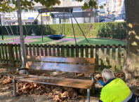 Transición Ecológica recuperó en un mes 81 bancos de los parques de Piringalla, Gallego Tato y Viana do Castelo Transición Ecológica recuperó en un mes 81 bancos de los parques de Piringalla, Gallego Tato y Viana do Castelo