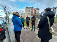 A Tenencia de Alcaldía intervén, mellorando a rúa Rof Codina A Tenencia de Alcaldía intervén, mellorando a rúa Rof Codina