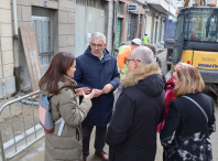 O Concello de Lugo avanza na renovación do colector de saneamento na rúa Chantada, unha obra que estará rematada nos vindeiros días