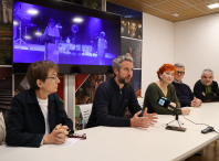 Rubén Arroxo e Maite Ferreiro presentan o vídeo do concerto de Fuxan os Ventos no auditorio ao que dan nome Rubén Arroxo e Maite Ferreiro presentan o vídeo do concerto de Fuxan os Ventos no auditorio ao que dan nome