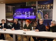 Rubén Arroxo e Maite Ferreiro presentan o vídeo do concerto de Fuxan os Ventos no auditorio ao que dan nome Rubén Arroxo e Maite Ferreiro presentan o vídeo do concerto de Fuxan os Ventos no auditorio ao que dan nome