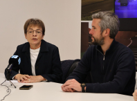 Rubén Arroxo e Maite Ferreiro presentan o vídeo do concerto de Fuxan os Ventos no auditorio ao que dan nome Rubén Arroxo e Maite Ferreiro presentan o vídeo do concerto de Fuxan os Ventos no auditorio ao que dan nome