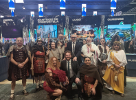 O alcalde enxalza en Fitur o potencial turístico de Lugo e saca músculo dos 25 anos do Arde Lvcvs como festa referente da recreación histórica