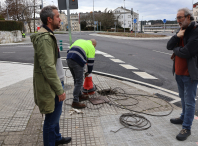 Entra en funcionamento a rotonda entre Afonso X O Sabio e a Ronda de Fingoi
