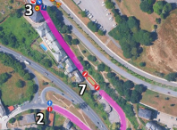 El Concello de Lugo activa un plan especial de tráfico por la retirada de un abeto de grandes dimensiones en la calle Santiago