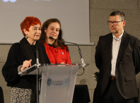 Maite Ferreiro asiste ao coloquio sobre os videoclips nominados aos XXIV Premios Mestre Mateo