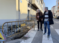 A concellería de Infraestruturas Urbanas avanza na mellora da accesibilidade con novas adaptacións en beirarrúas do barrio da Residencia