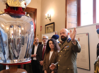 O alcalde asiste ao comezo do despregue da Garda Real en Lugo