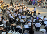 A alcaldesa recibe aos participantes do Lugo Music Festival ’26, que reúne en Lugo música e talento de diferentes estilos e países