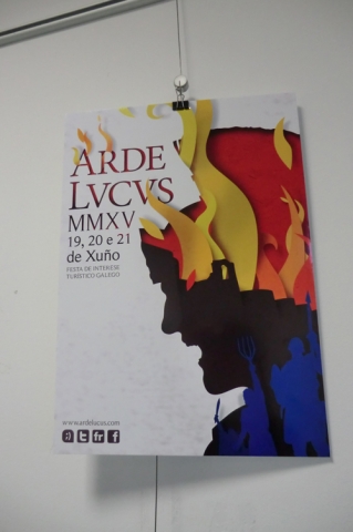 La Concejal de Cultura anunció el cartel ganador del Arde Lucus MMXV