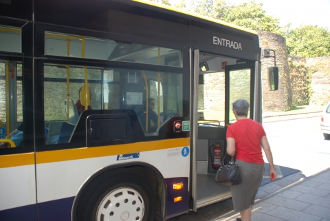 8.200 pasajeros viajan a diario en el transporte público  urbano de Lugo, el más barato de Galicia