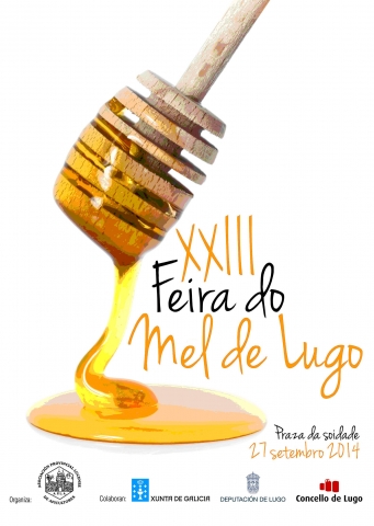 Cartel de la XXIII Feria de la Miel de Lugo