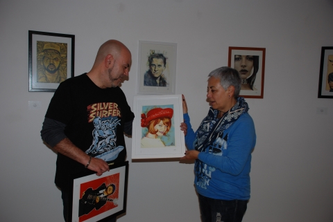 El MIHL acoge la exposición Charly 100%, que reúne retratos de Juan Carlos Martínez Valcárcel