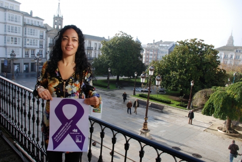 Ana González Abelleira presentou a programación para a conmemoración do Día Internacional contra a Violencia de Xénero