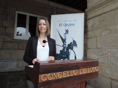 Lugo lembra a Cervantes cunha lectura pública da súa obra El Quijote no Día do Libro