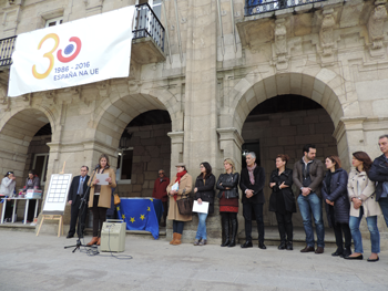 Lugo reclama no Día de Europa unha Unión Europea máis concienciada, máis solidaria e máis libre