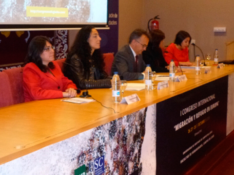 Ana González Abelleria participou na clausura do I Congreso Internacional Migración e Refuxio en Europa
