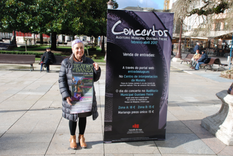 Concertos, teatro e danza súmanse ás actividades culturais organizadas polo Concello nos próximos meses