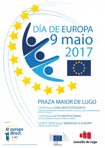 O Concello celebra mañá o Día de Europa cun concurso de fotografía, a lectura dun manifesto e actividades infantís