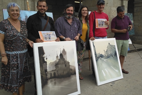 31 artistas de toda España inmortalizaron la ciudad en el 17º Certamen de Pintura Rápida al Aire Libre