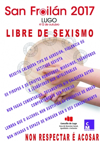 O Concello propón vivir o San Froilán con respecto e libre de sexismo