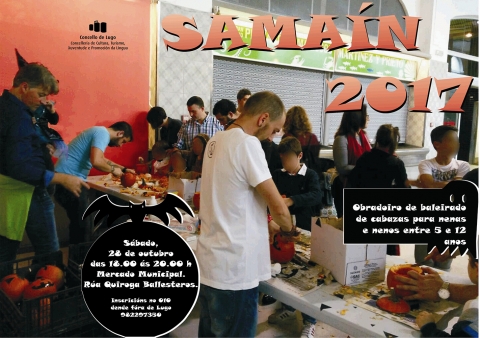 El Ayuntamiento festejará el Samaín este sábado con un taller de vaciado de calabazas