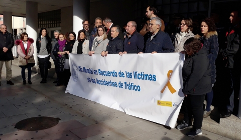Lugo recorda as vítimas dos accidentes de tráfico cunha concentración 