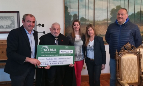 Ayuntamiento, Diputación de Lugo y la Fundación Pazos y Ferias destinan la recaudación del Equigal a FUDACE  por su importante labor social