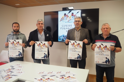 Concello e Club Fluvial impulsan a práctica do deporte entre os máis pequenos e pequenas cos Cursos de Piragüismo 2018