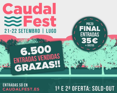 Caudal Fest vende máis de 6.000 entradas en menos de 24 horas