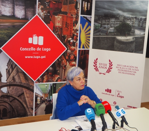 Lugo desprega a súa arte para celebrar o XVIII Aniversario da Muralla como Patrimonio da Humanidade
