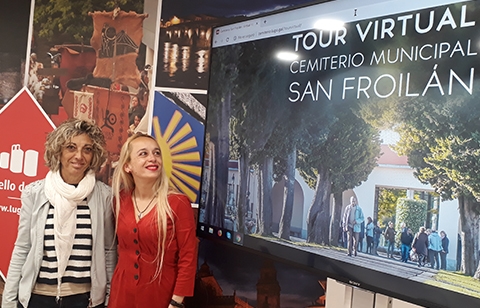 O Cemiterio Municipal de San Froilán ofrece un tour virtual polas súas instalacións
