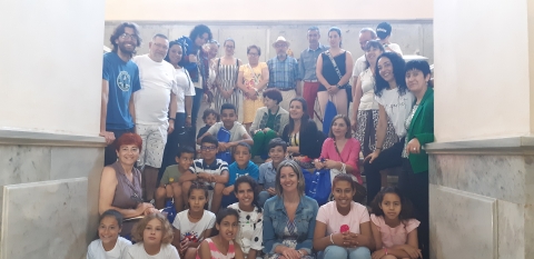A alcaldesa da a benvida a Lugo aos dez nenos e nenas saharauis que pasará o verán con familias lucenses