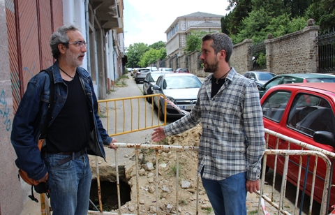 “Las obras en la rúa Frai Plácido Rei Lemos comenzarán en menos de siete días” anunció Rubén Arroxo
