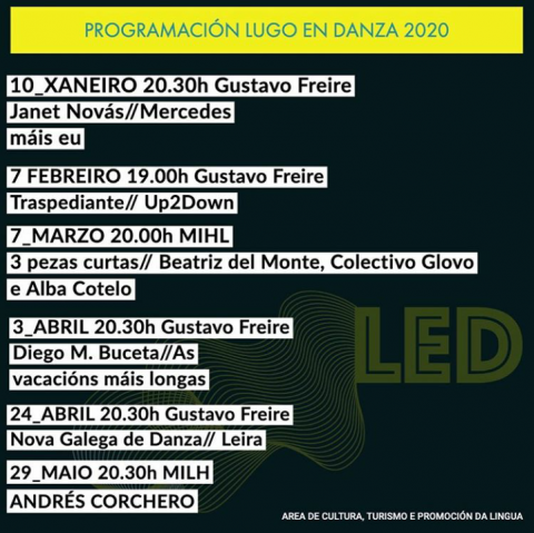 El ciclo Lugo En Danza continúa en el mes de marzo con nuevas actividades