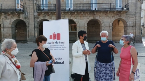Finalizan las rutas de la programación de Bienestar “Lugo Móvese con Maiores” con un recorrido por el Lugo Histórico