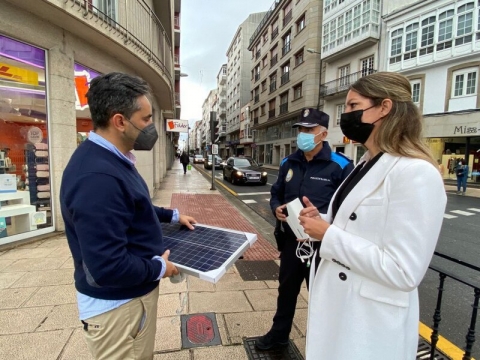 Lara Méndez impulsa a análise da mobilidade na Avenida da Coruña para diminuír o tráfico e o seu impacto ecolóxico