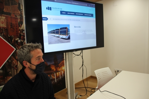 Rubén Arroxo presenta el portal urbanoslugo.com, que acerca información en tiempo real sobre el bus urbano
