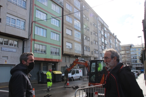 O Goberno de Lugo avanza no soterramento do cableado da rede de alumeado con novas intervencións na cidade