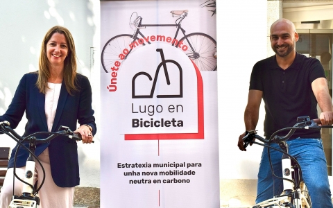 Lara Méndez implica a la ciudadanía en la estrategia Lugo en Bicicleta para lograr una movilidad sostenible en desplazamientos urbanos
