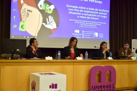 Lara Méndez:  “A explotación sexual representa unha forma de escravitude que utiliza ás mulleres máis vulnerables”
