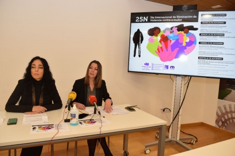 Lara Méndez reforza as accións educativas e de visualización da violencia de xénero polo 25N